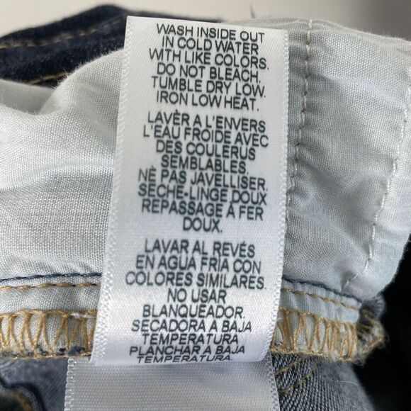 FRAME Jeans Womens 26 Le Skinny de Jeanne Dark Wash Stretch Distressed - Picture 10 of 11